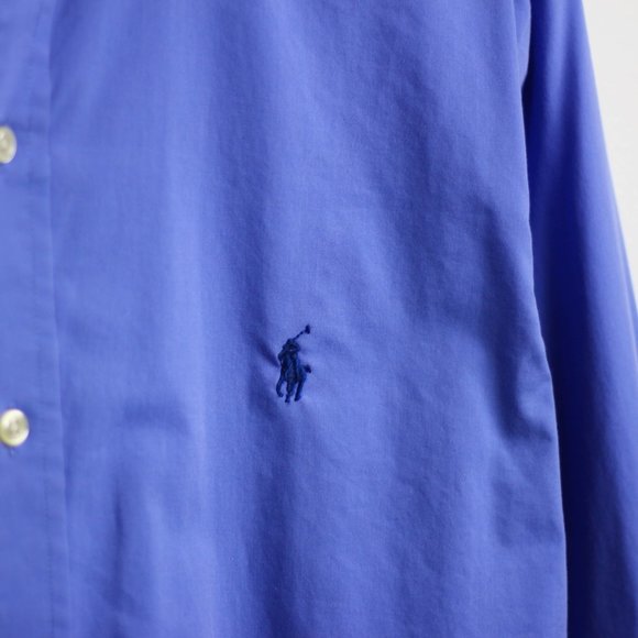 Polo Ralph Lauren Blue Button Up Dress Shirt - Picture 3 of 4